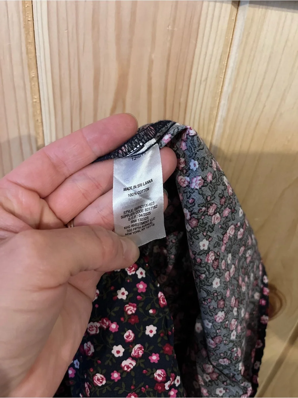 GAP floral skort